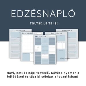 Esztyequistrian-lovas edzésnapló termékkép