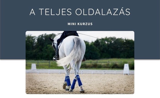A teljes oldalazás