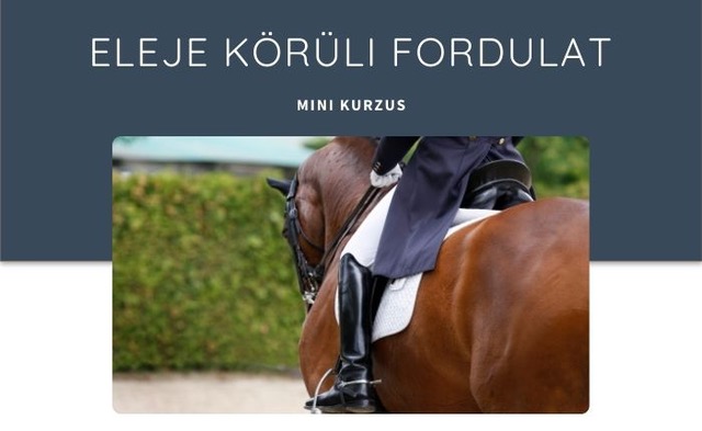 Eleje körüli fordulat